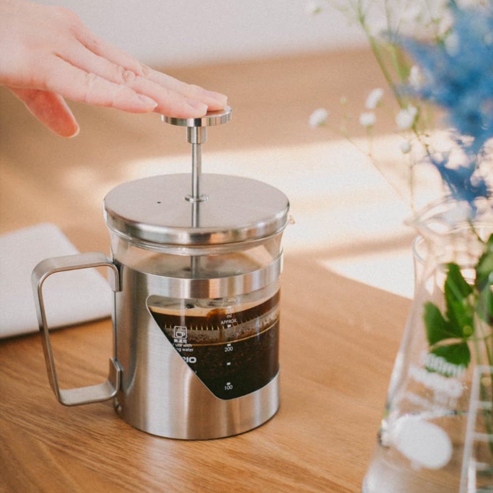 Amazon｜HARIO(ハリオ)ハリオール・7 プレス式コーヒー 耐熱ガラス